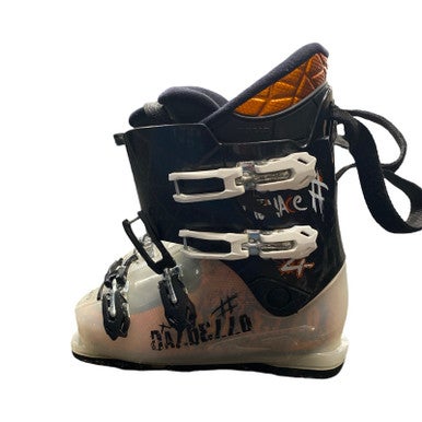 Used Dalbello MENACE 4 Boys DH Ski Boot Silver 255 MP - M07.5 - W08.5 11883-S000153661