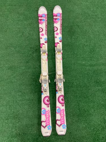 Women's Rossignol Fun Girl 130 cm All Mountain Skis With Bindings (Used)