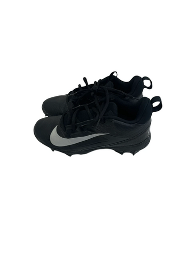 Used Nike Alpha Menace Shark 4 Jr 4 Black Football Cleats 11692-S000143770