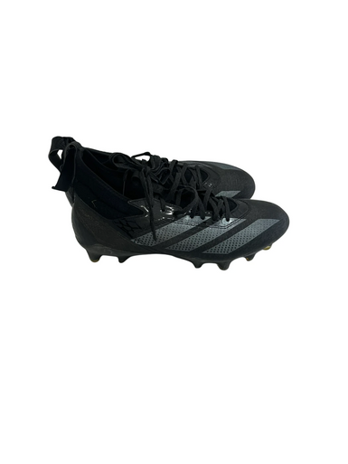 Used Adidas ADIZERO IMPACT Adult FB Cleats Black Senior 10.5 11692-S000143726