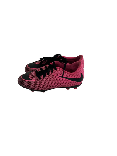 Used Nike BRAVATA Soccer Cleats Pink Youth 13.0 11692-S000143755