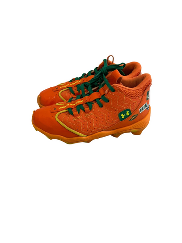 Used Under Armour HARPER BB/SB Cleats Orange Junior 03.5 11692-S000142480