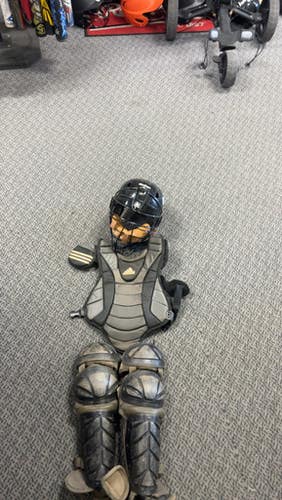 Used CATCHERS SET Catchers Helmet w/Mask Black XS/S 11793-S000258228