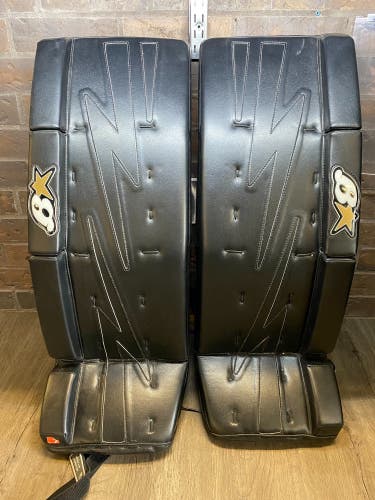 Brand New Brian's NetZero 2 Intermediate Goalie Leg Pads - 30"+1" (Black) (READ DESCRIPTION)