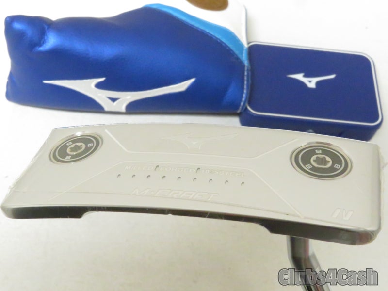 Mizuno M Craft IV Putter Nickel Satin Chrome 35" +Cover & Weight Kit .. NEW