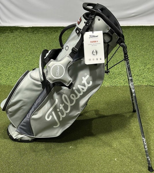 Titleist Players 4 Stand Carry Lightweight Golf Bag TB23SX4 Gray/Graphite NEW