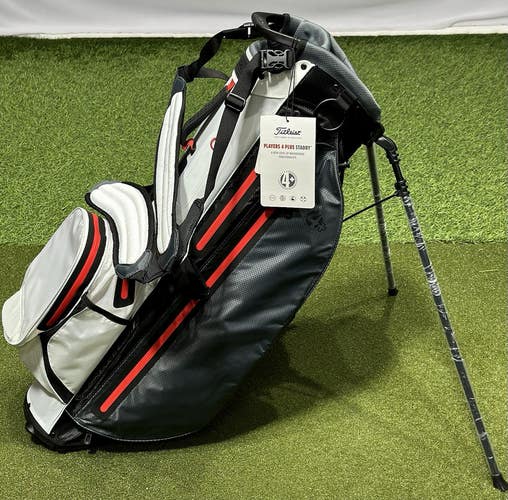 Titleist Players 4 Plus StaDry Double Strap Stand Golf Bag Charcoal No Logo NEW!