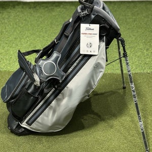 Titleist Players 4 Plus StaDry Double Strap Stand Carry Golf Bag Gray (No Logo)