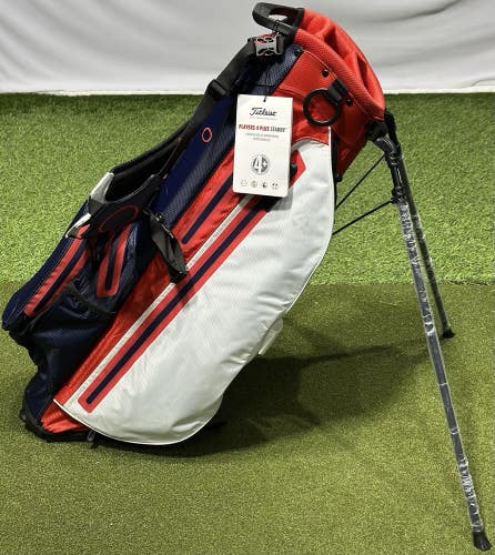 Titleist Players 4 Plus StaDry Double Strap Stand Carry Golf Bag (No Logo) NEW!