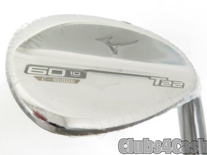 Mizuno T22 Wedge Chrome C Grind Dynamic Gold Tour Issue S400 LOB 60 10   NEW