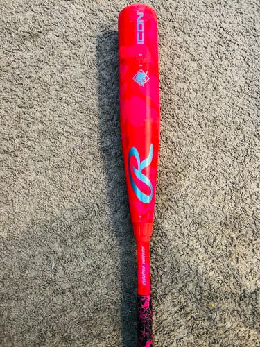 *RARE* 2025 Rawlings Icon Composite USSSA Certified Bat (-10) 18 oz 28" (Used)