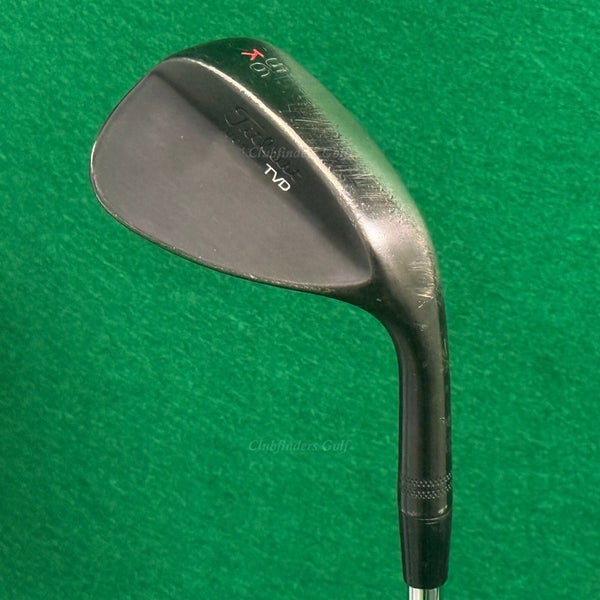 Titleist Vokey TVD Jet Black K Grind 56 Sand Wedge Stepped Steel Wedge Flex