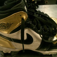 Used Nike Jr FB Cleats Black Junior 05 11868-S000066443