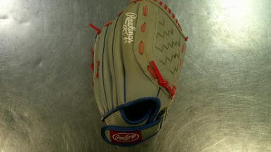 Used Rawlings PLAYERS SERIES BB/SB Glove RH Throw Grey 11 1/2" 11868-S000066441
