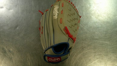 Used Rawlings PLAYERS SERIES BB/SB Glove RH Throw Grey 11 1/2" 11868-S000066441