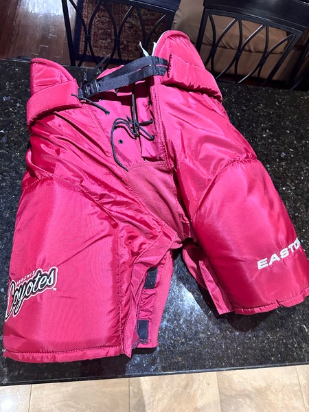 Phoenix Coyotes Men's Senior XL Easton pro Maroon Hockey Pants Pro Stock (Like New)