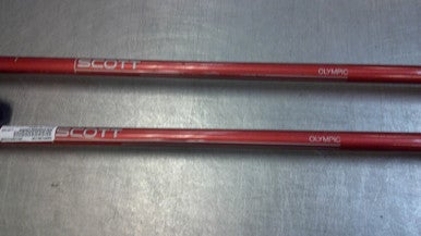 Used Scott OLYMPUC Mens DH Ski Pole Red 130 cm / 52 in 11339-S000196139