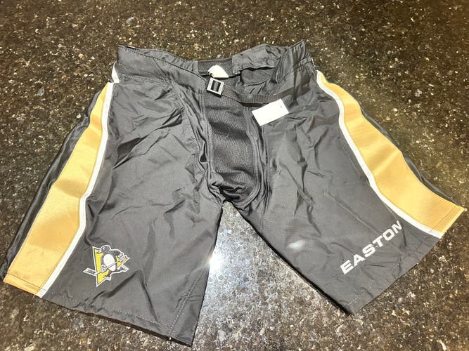 PITTSBURGH PENGUINS Black Large Easton Pant Shell Pro Stock (New)