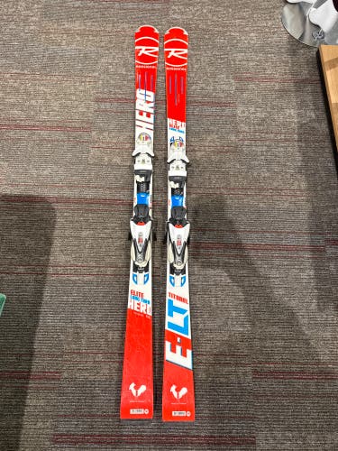Rossignol Hero Elite LT 162 cm Racing Skis With Bindings Max Din 12 (Used)