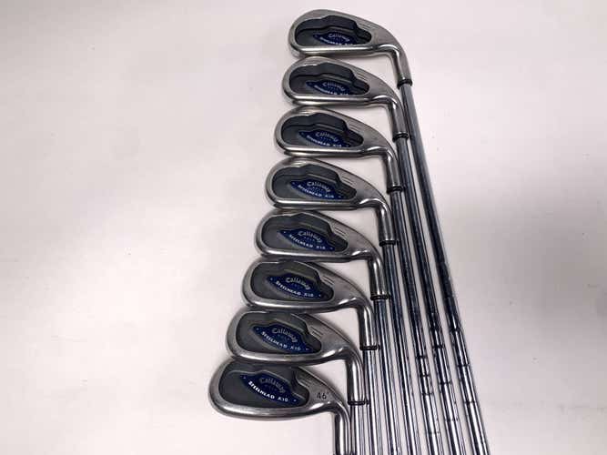 Callaway X-16 Iron Set 3-PW Uniflex Steel Mens RH Midsize Grips