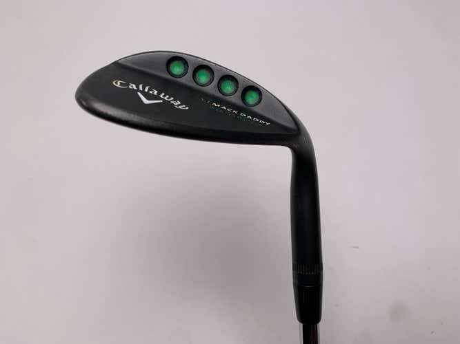 Callaway Mack Daddy Matte BLK PM Grind Lob Wedge LW 64* 10 KBS Tour-V Mens RH