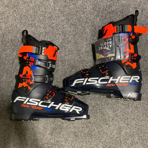 NEW FISCHER THE CURVE GT 130 Men's Ski Boots Mondo 25.5 | Sole Length 294 mm