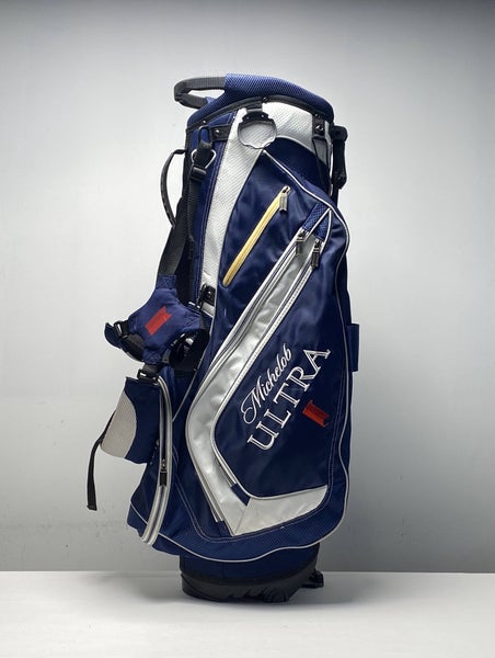 Callaway Michelob Ultra Stand Bag Blue 7-Way Divide Dual Strap Golf Bag