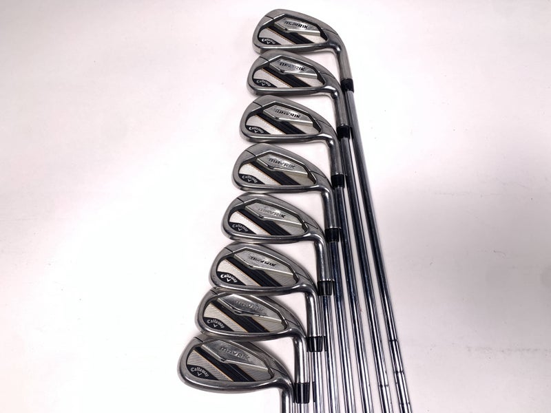 Callaway Mavrik Iron Set 4-PW+GW True Temper Elevate VSS 95g Stiff Steel Mens RH