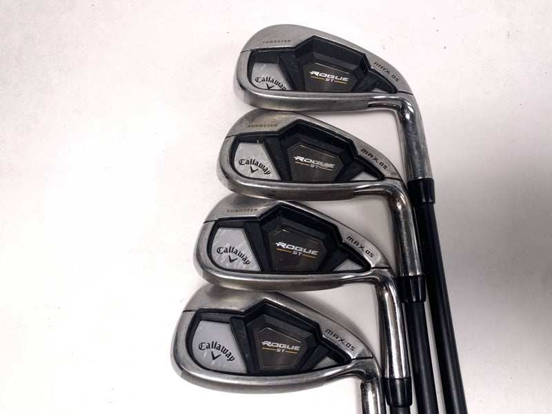 Callaway Rogue ST Max OS Lite Iron Set 7-PW Cypher Forty 4.0 40g Ladies RH