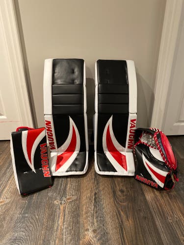 32" Vaughn V10 Pro Carbon Regular Goalie Full Set (Used)