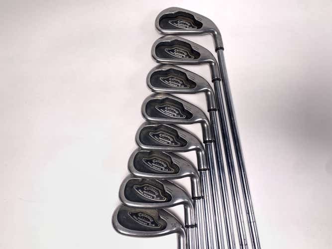 Callaway X-16 Pro Series Iron Set 3-9+GW True Temper DG S300 Stiff RH - NO PW