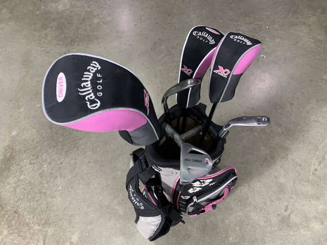 Callaway Xj Series Club Set Driver 3W 4H 9 SW Putter 41"-52" Junior RH HC + Bag