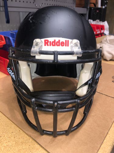 USED RIDDELL SPEED ADULT HELMET - LARGE - FLAT BLACK
