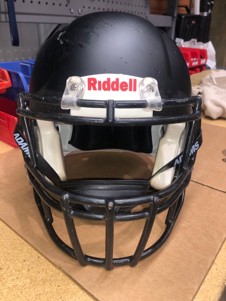 USED RIDDELL SPEED ADULT HELMET - LARGE - FLAT BLACK