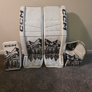 34" CCM Eflex 6 Regular Goalie Full Set (Used)