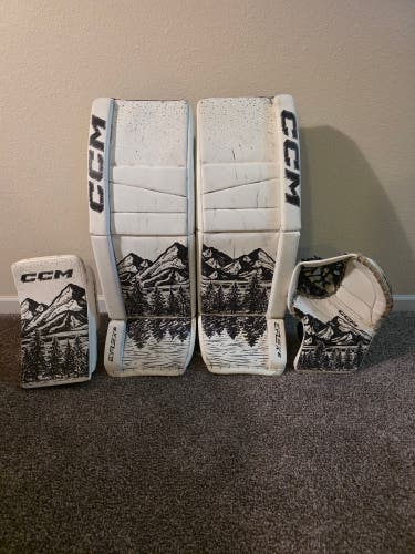 34" CCM Eflex 6 Regular Goalie Full Set (Used)