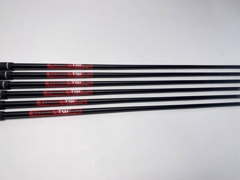 KBS Tour Graphite Iron TGI 80 Stiff Iron Set 6 Shafts 34.50''-37''- Pull 0.355