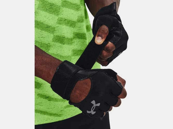 Under Armour Mens Weightlifting Gloves Size MEDIUM