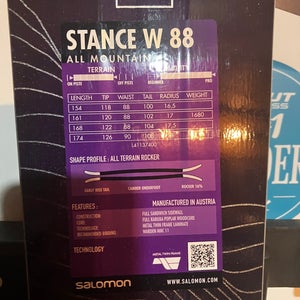 Women's 2023 Salomon Stance 88 174 cm All Mountain Skis Without Bindings (New)