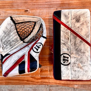 Warrior Ritual G6 E+ Full Right Glove and Ritual G5 Blocker