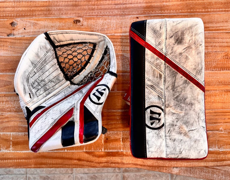 Warrior Ritual G6 E+ Full Right Glove and Ritual G5 Blocker