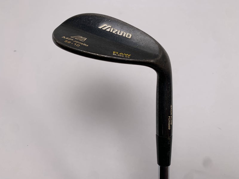 Mizuno MP Series Raw Black OX Lob Wedge LW 58* 10 DG Wedge Steel Mens RH