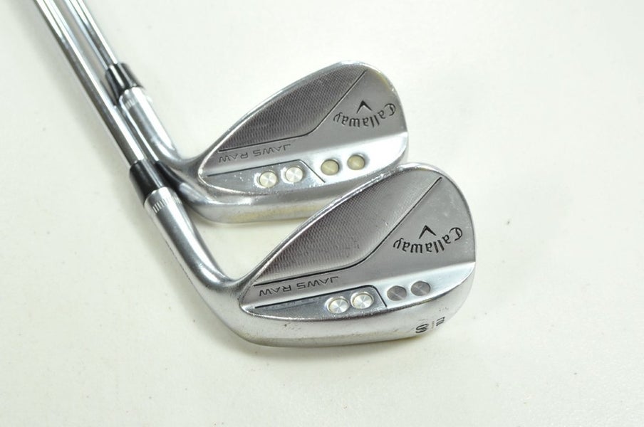 Callaway Jaws Raw Chrome 56*, 60* Wedge Set Right DG Spinner Steel # 205512