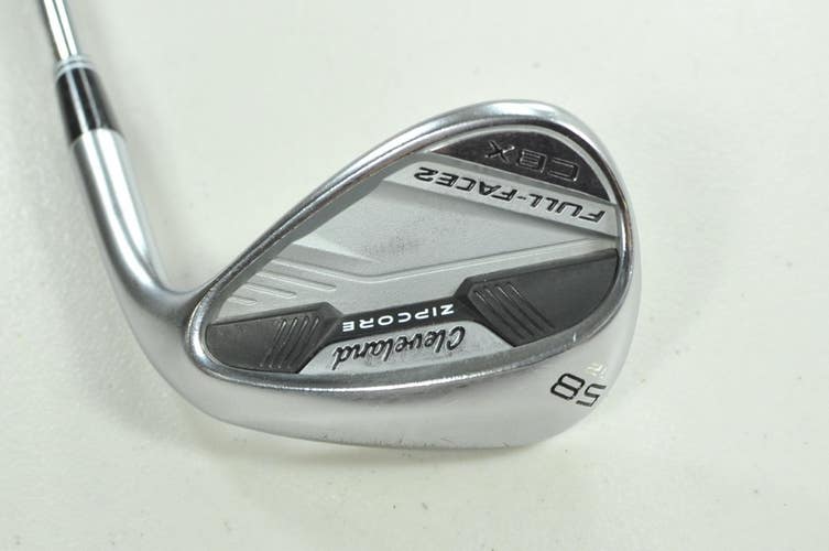 Cleveland CBX Full Face 2 58*-12 Wedge Right DG Spinner Wedge Flex Steel #205695