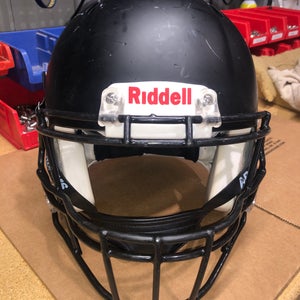 USED RIDDELL SPEED ADULT HELMET - LARGE - FLAT BLACK