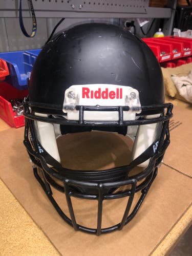 USED RIDDELL SPEED ADULT HELMET - LARGE - FLAT BLACK
