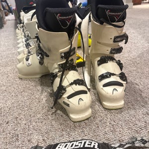 Mondo 24 & 24.5 HEAD Raptor RS Racing Ski Boots Stiff Flex (Used)