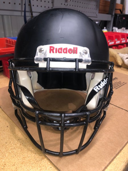 USED RIDDELL SPEED ADULT HELMET - LARGE - FLAT BLACK