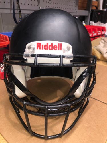 USED RIDDELL SPEED ADULT HELMET - LARGE - FLAT BLACK