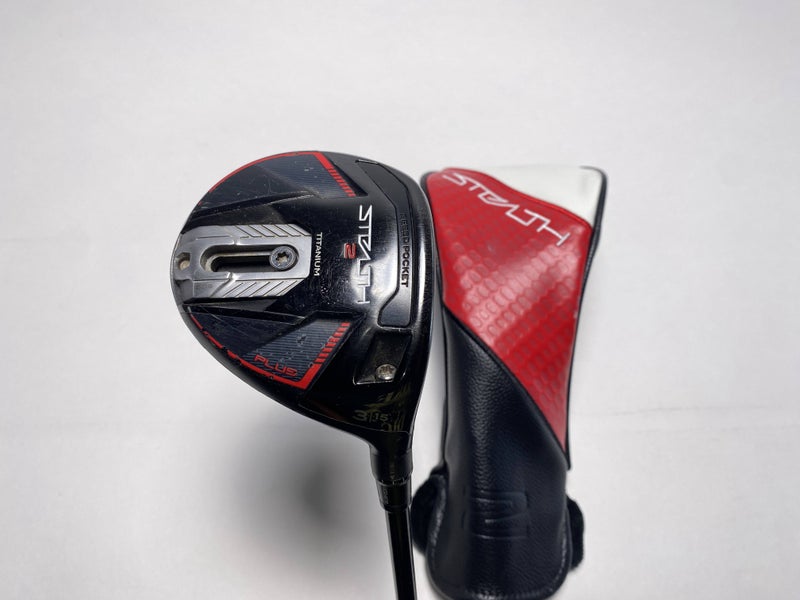 TaylorMade Stealth 2 Plus 3 Fairway Wood 15* HZRDUS RDX Smoke Red 5.5 Mens RH HC